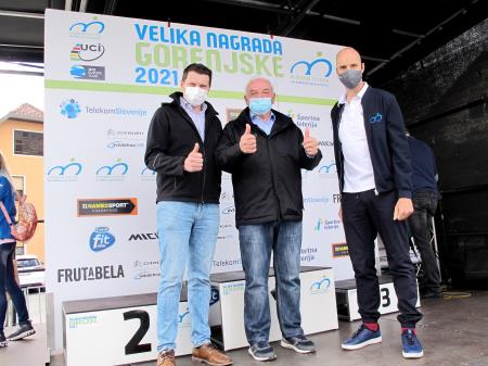 Sprejem_Zupan Občine Cerklje na Gorenjskem Franc Cebulj_zupan Občine Kamnik Matej Slapar_predsednik KZS Tomaž Grm_vir J Kuhar